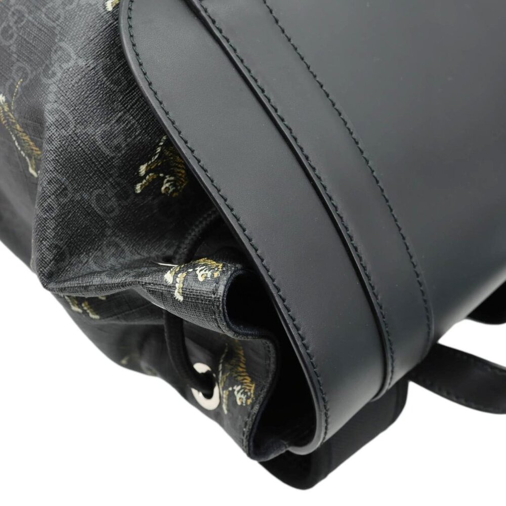 Gucci  GG Supreme Tiger Backpack Black 495563 - Picture 5 of 11
